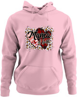 Φούτερ με κουκούλα - Mama Of Both - Color Thumbnail Pink
