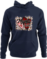 Φούτερ με κουκούλα - Mama Of Both - Color Thumbnail Navy Blue