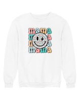 Φούτερ χωρίς κουκούλα - Mama Smile Thunder - Color Thumbnail 'Ασπρο