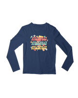 Μακρυμάνικο Μακό - Mama Thunder - Color Thumbnail Σκούρο Μπλε