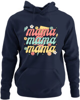 Φούτερ με κουκούλα - Mama Thunder - Color Thumbnail Navy Blue