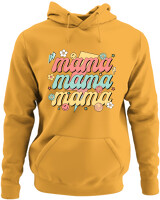 Φούτερ με κουκούλα - Mama Thunder - Color Thumbnail Κίτρινο Χρυσό