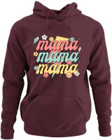 Φούτερ με κουκούλα - Mama Thunder - Color Thumbnail Marron