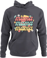 Φούτερ με κουκούλα - Mama Thunder - Color Thumbnail Ανθρακί