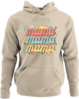 Φούτερ με κουκούλα - Mama Thunder - Color Thumbnail Μπέζ