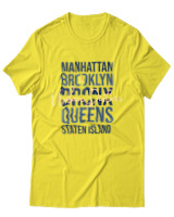 T-Shirt Αντρικό - Manhattan  - Color Thumbnail Κίτρινο