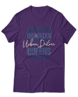T-Shirt Αντρικό - Manhattan  - Color Thumbnail Σκούρο Μωβ