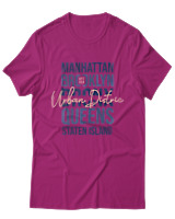T-Shirt Αντρικό - Manhattan  - Color Thumbnail Φουξια