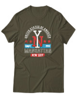 T-Shirt Αντρικό - Manhattan  - Color Thumbnail Χακί
