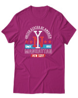 T-Shirt Αντρικό - Manhattan  - Color Thumbnail Φουξια