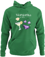 Φούτερ με κουκούλα - Margarita & Bikini - Color Thumbnail Kelly Green