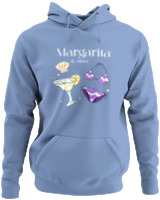 Φούτερ με κουκούλα - Margarita & Bikini - Color Thumbnail Blue Carolina