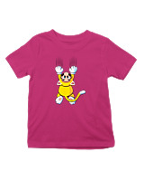 T-Shirt  Παιδικό - Mario Cat - Color Thumbnail Φουξια