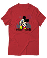 T-Shirt Αντρικό - Mario Mouse - Color Thumbnail Κόκκινο