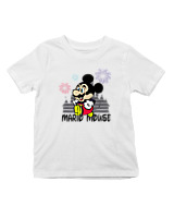 T-Shirt  Παιδικό - Mario Mouse - Color Thumbnail 'Ασπρο