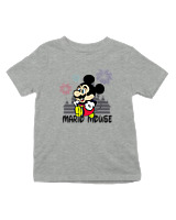 T-Shirt  Παιδικό - Mario Mouse - Color Thumbnail Γκρι Μελανζέ