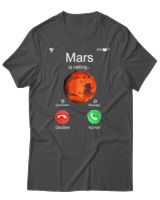 T-Shirt Αντρικό - Mars Is Calling - Color Thumbnail Ανθρακί