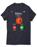 T-Shirt Αντρικό - Mars Is Calling - Color Thumbnail Σκούρο Μπλε