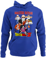 Φούτερ με κουκούλα - Master Roshi - Color Thumbnail Μπλε Ρουά
