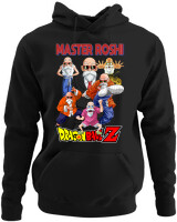 Φούτερ με κουκούλα - Master Roshi - Color Thumbnail Μαύρο