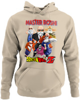 Φούτερ με κουκούλα - Master Roshi - Color Thumbnail Μπέζ