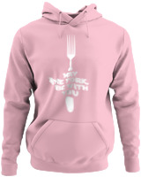 Φούτερ με κουκούλα - May The Fork Be With You - Color Thumbnail Pink