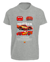 T-Shirt Fit Αντρικό - Mcqueen - Color Thumbnail Γκρι Μελανζέ