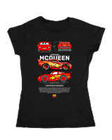 Κοριτσίστικο Κοντομανικο Παιδικό - Mcqueen - Color Thumbnail Μαύρο