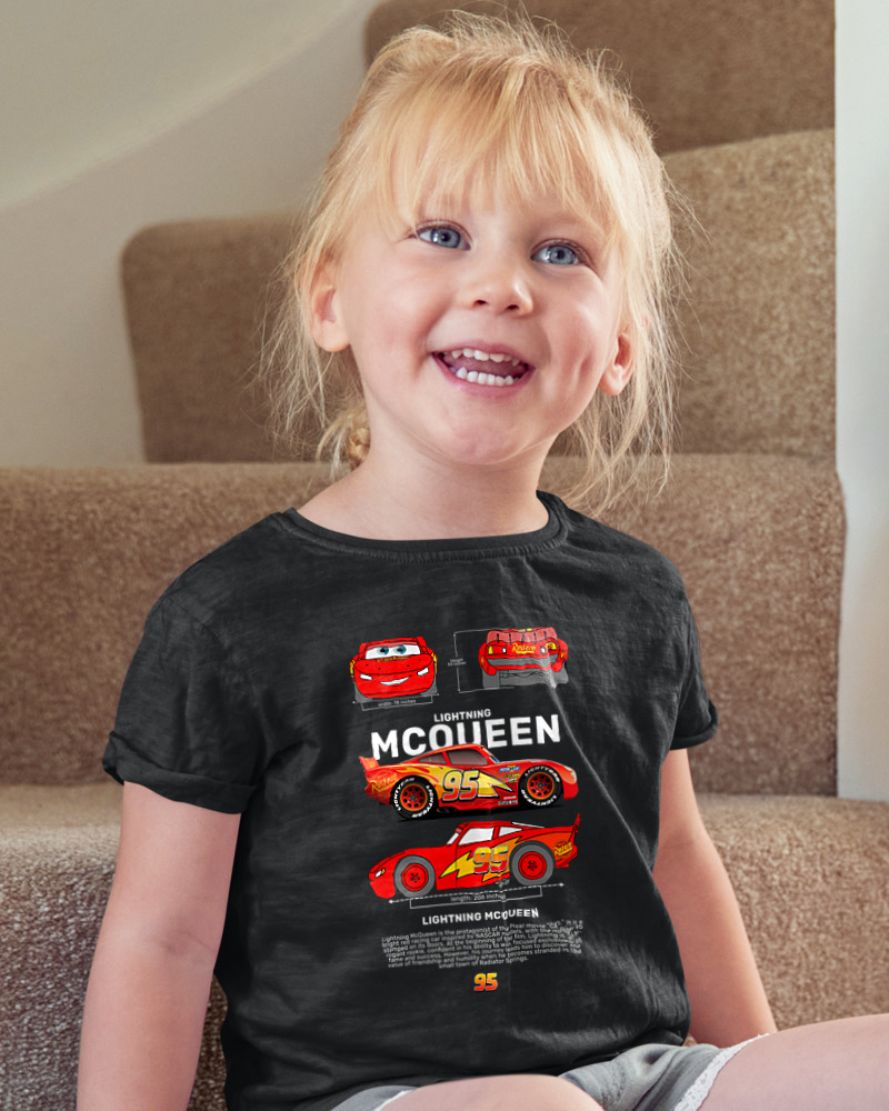 Κοριτσίστικο Κοντομανικο Παιδικό - Mcqueen - Image 2