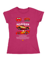 Κοριτσίστικο Κοντομανικο Παιδικό - Mcqueen - Color Thumbnail Φουξια