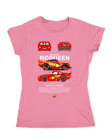 Κοριτσίστικο Κοντομανικο Παιδικό - Mcqueen - Color Thumbnail Ροζ