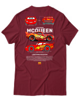 T-Shirt Αντρικό - Mcqueen - Color Thumbnail Σκούρο Κόκκινο