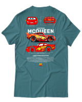 T-Shirt Αντρικό - Mcqueen - Color Thumbnail Μπλε Πράσινο