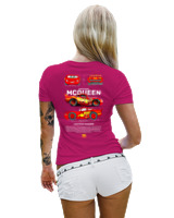 T-Shirt Στενή Γραμμή Γυναικείο - Mcqueen - Color Thumbnail Φουξια
