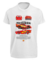 T-Shirt Fit Αντρικό - Mcqueen - Color Thumbnail 'Ασπρο