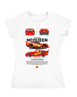 Κοριτσίστικο Κοντομανικο Παιδικό - Mcqueen - Color Thumbnail ΄Ασπρο