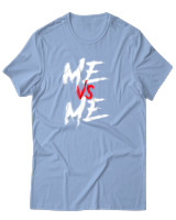 T-Shirt Αντρικό - Me Vs Me - Color Thumbnail Γαλάζιο