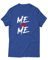 T-Shirt Αντρικό - Me Vs Me - Color Thumbnail Μπλε Ρουά