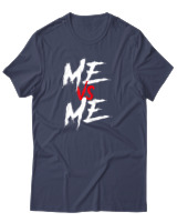 T-Shirt Αντρικό - Me Vs Me - Color Thumbnail Μπλε Γκρι