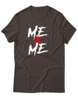 T-Shirt Αντρικό - Me Vs Me - Color Thumbnail Καφέ