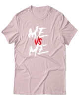 T-Shirt Αντρικό - Me Vs Me - Color Thumbnail Απαλό Ροζ