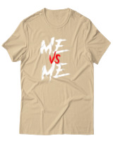 T-Shirt Αντρικό - Me Vs Me - Color Thumbnail Μπεζ