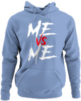 Φούτερ με κουκούλα - Me Vs Me - Color Thumbnail Blue Carolina