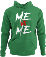 Φούτερ με κουκούλα - Me Vs Me - Color Thumbnail Kelly Green
