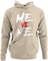 Φούτερ με κουκούλα - Me Vs Me - Color Thumbnail Μπέζ