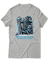 T-Shirt  Γυναικείο - Mecha Magitian - Color Thumbnail Γκρί Μελανζέ
