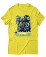 T-Shirt  Γυναικείο - Mecha Magitian - Color Thumbnail Κίτρινο