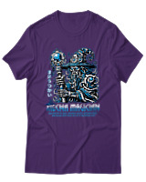 T-Shirt  Γυναικείο - Mecha Magitian - Color Thumbnail Μώβ