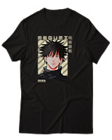 T-Shirt Αντρικό - Megumi Fushiguro - Color Thumbnail Μαύρο
