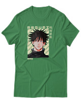 T-Shirt Αντρικό - Megumi Fushiguro - Color Thumbnail Πράσινο
